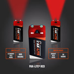 4-Pack of Pak-Lite Red LED Flashlights