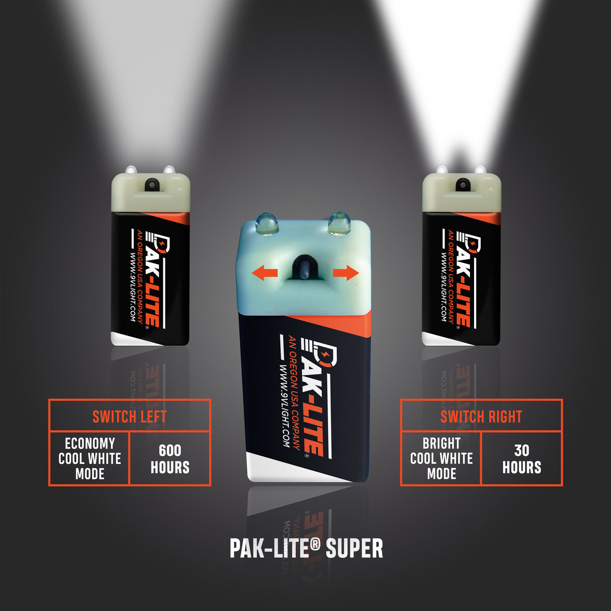 Led Fast Pak Pak-Lite Super Glow LED Flashlight – Pak-Lite Gear, LLC
