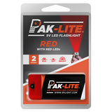 Pak-Lite RED LED Flashlight